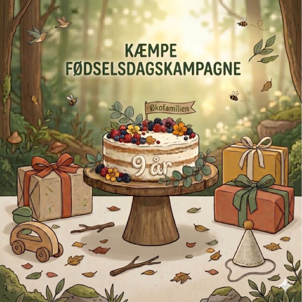 K�mpe f�dselsdagskampagne hos �kofamilien