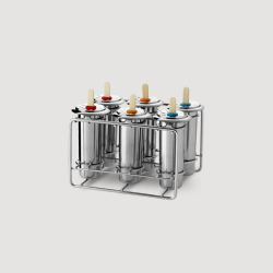 ispinde form i rustfrit st�l til hjemmelavet is