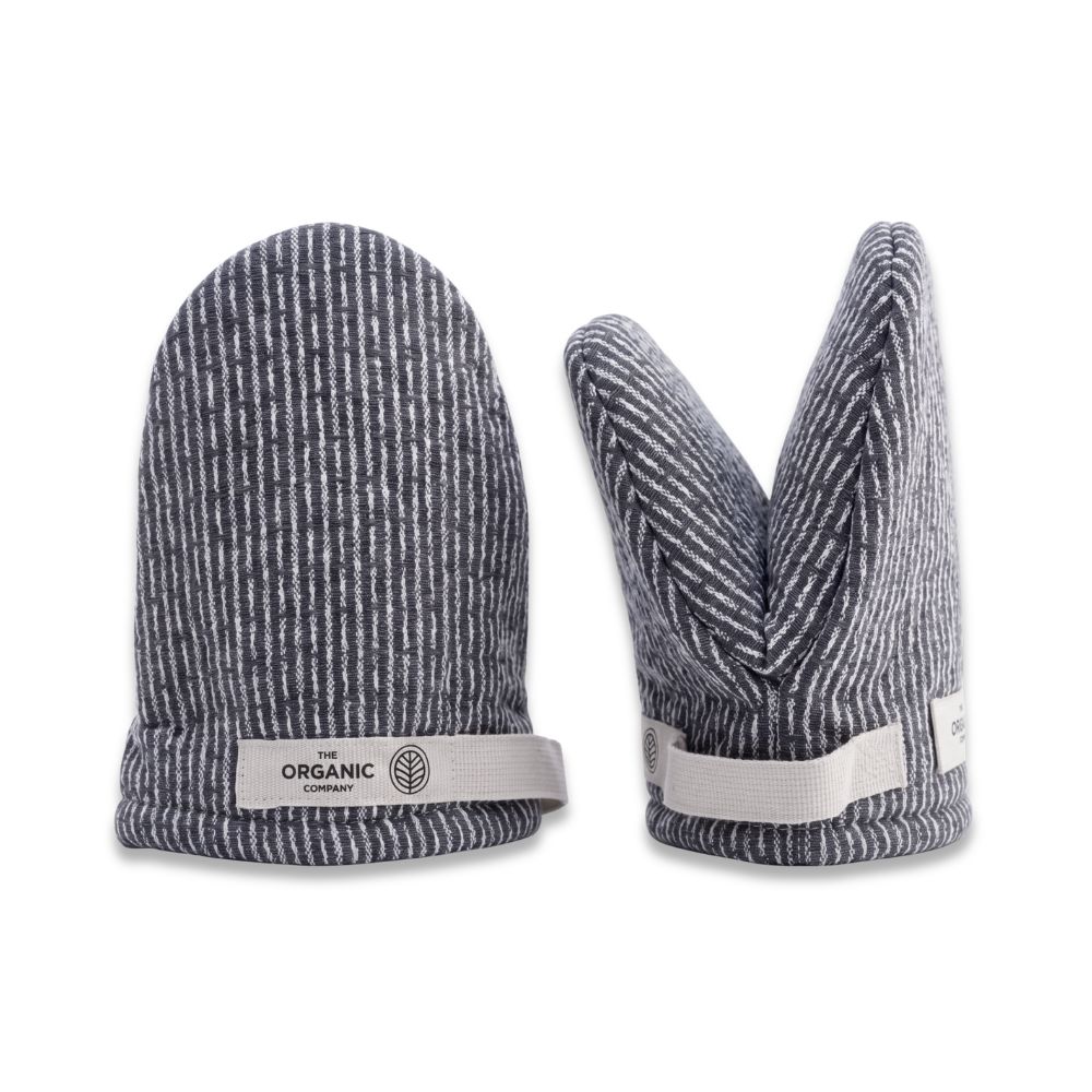 The Organic Company - Mini ovnhandsker i økologisk bomuld - Evening Grey