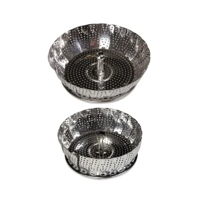Dampindsats i rustfrit stål - 18 cm.