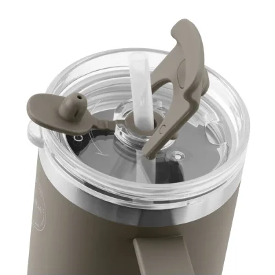 AYAIDA Termokop med sugerr - 885 ml - Driftwood