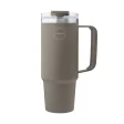 Gro�er Thermobecher mit Strohhalm - 885 ml - Driftwood