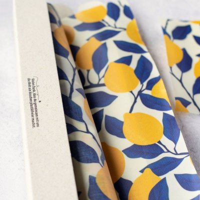 Bivokspapir rulle - Amalfi Citroner - XL