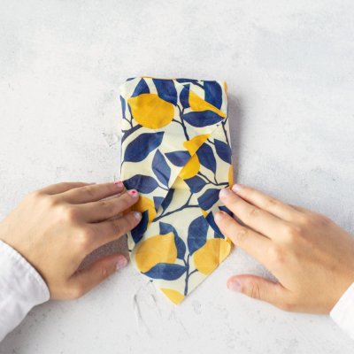 Bivokspapir rulle - Amalfi Citroner - XL