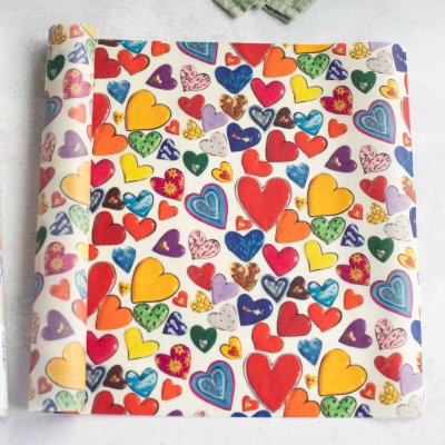 Bivokspapir rulle - Von Herzen - XL