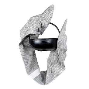 Dobbelt grillhandske i �kologisk bomuld - Gr�