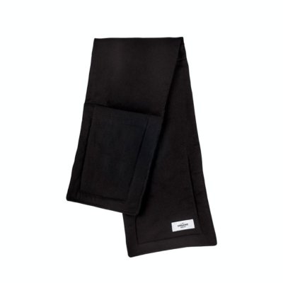 Dobbelt grillhandske i �kologisk bomuld - Sort