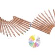 Buntstifte - sechseckig - 25 Farben