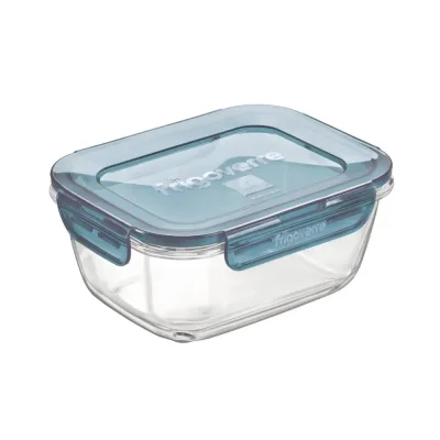 Glas opbevaringsboks - ovnfast & lufttt - 23x18 cm