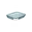 Glasf�rvaringsl�da - ugnss�ker & luftt�t - 23x18 cm - l�g