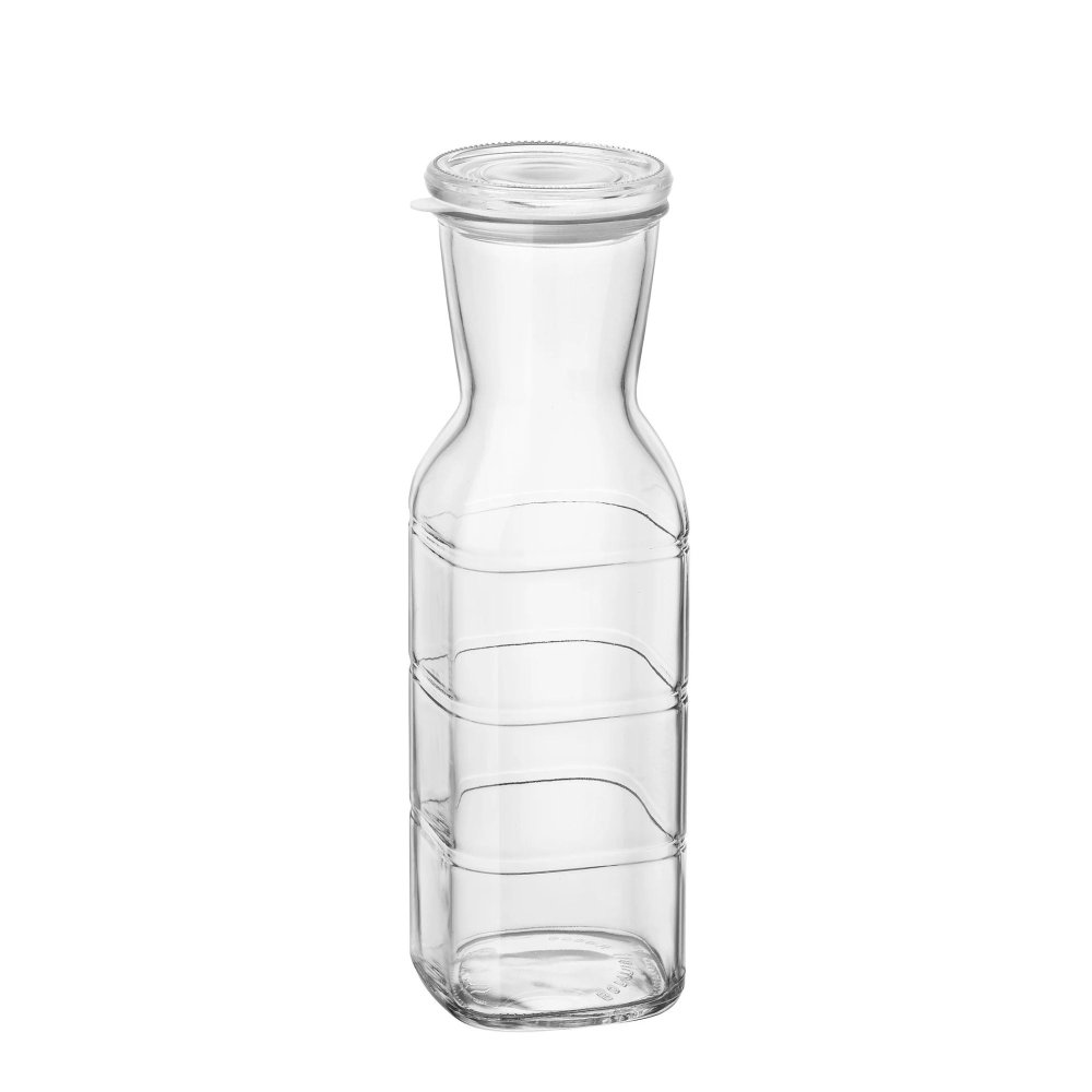 Glas karaffel med lufttt glaslg - 1 L