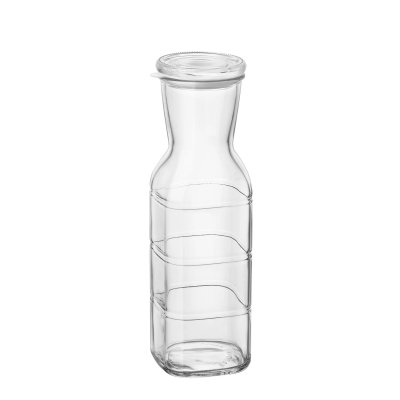 Glas karaffel med lufttt glaslg - 1 L