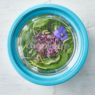 Glas opbevaringsboks med glaslg - ovnfast - 14 cm
