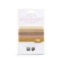 Plastikfreie Haargummis - Flach - Blond