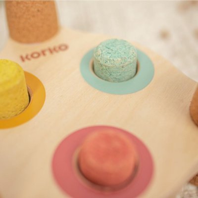 Tap Tap Rainbow Hammerbank aus Kork