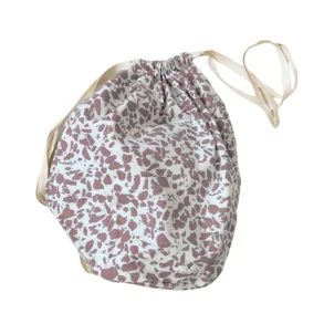 Fabric bag - Rose Terrazzo - Large - 30x35 cm