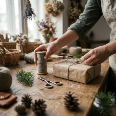 H�rgarn i 100% h�r - 55 m - Naturlig gr�