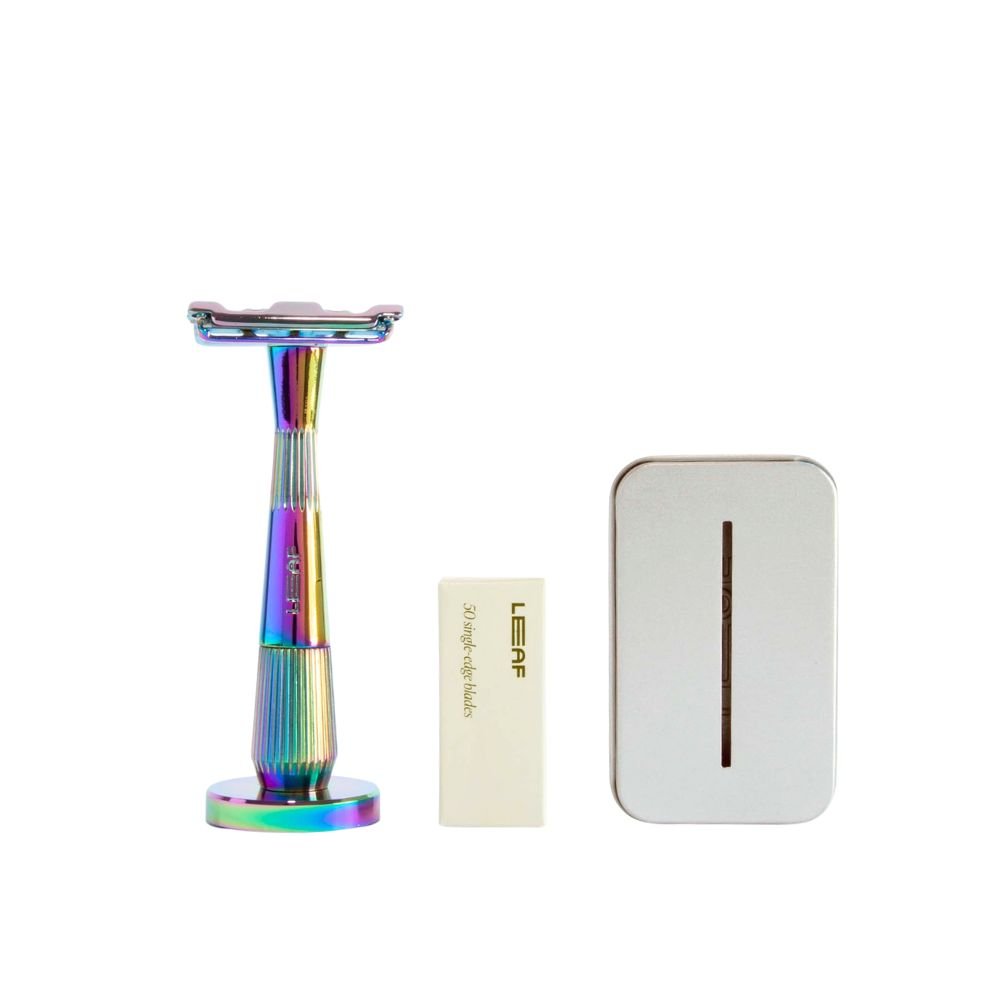 Shaving set with SE safety razor - The Twig - Prism
