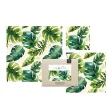 Bivaxpapper set - Djungel - S/M/L - 3 st