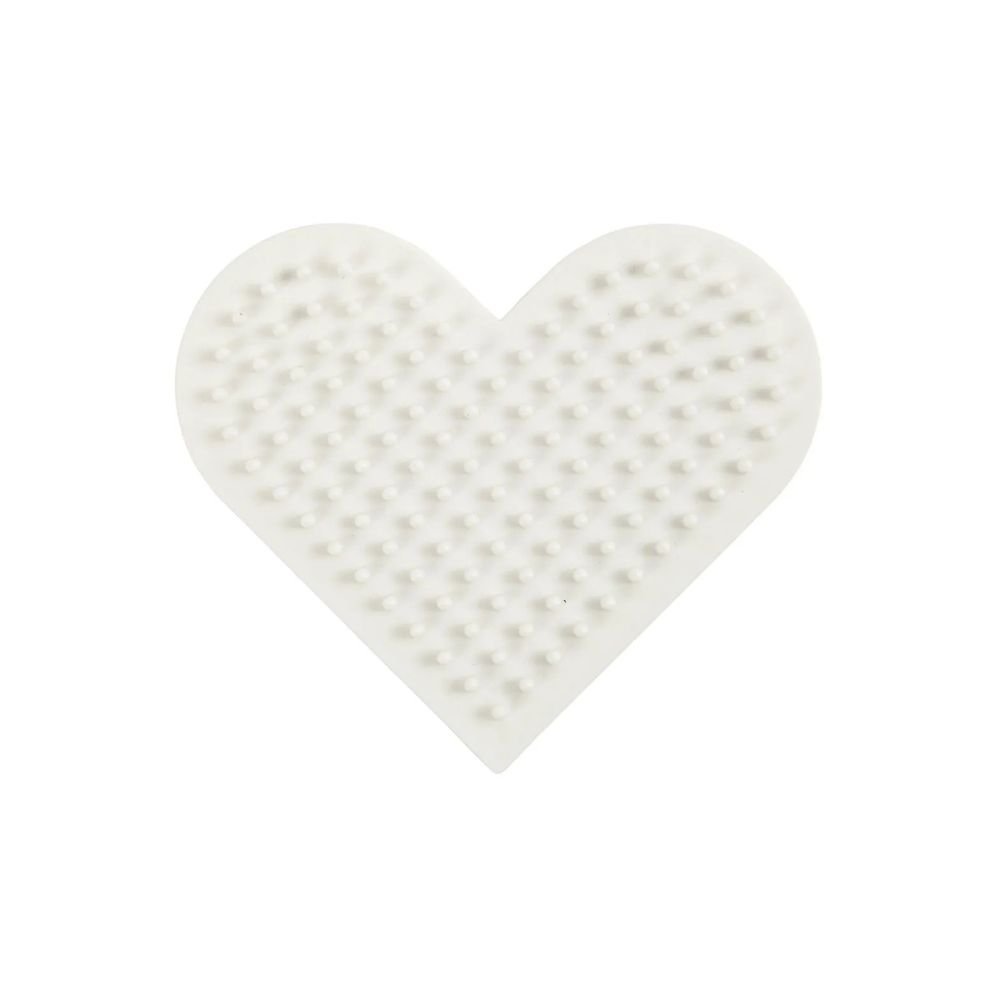 Biobeads perleplade - lille hjerte - 7x8 cm