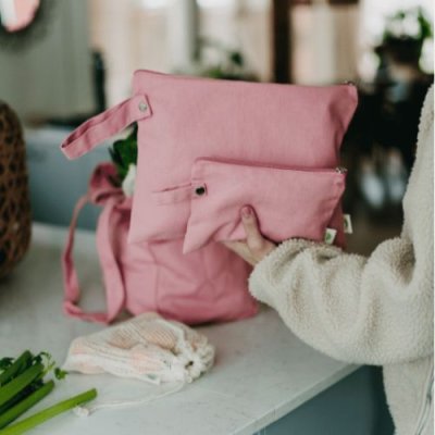 Pocket til mulepose - Pink