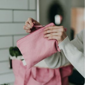 Pocket for tote bag - Pink