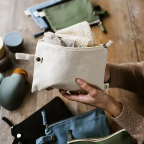 Pocket for tote bag - White