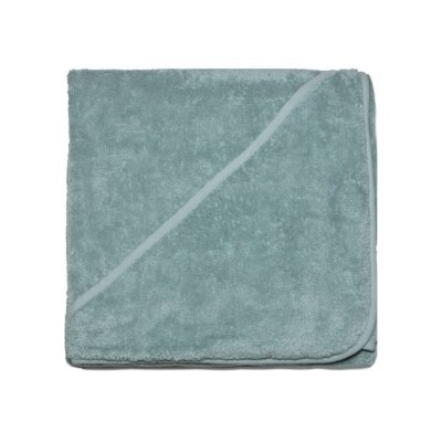 Babyhndklde med htte - kologisk - Mineral grn