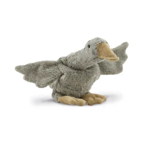 Organic heating pad teddy bear - Goose - Small - Grey