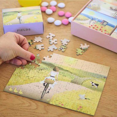 Puslespil s�t - 9 sm� puslespil - Summer Moments