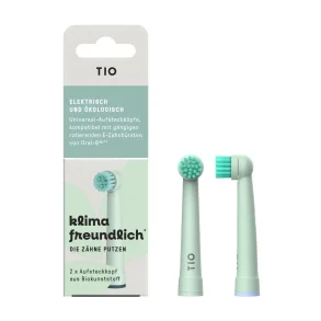 Bio toothbrush heads - Gray & Blue - Medium
