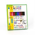 Marker f�r Kinder - mit Radiermarker - 6 mm Spitze - 9+1 St�ck