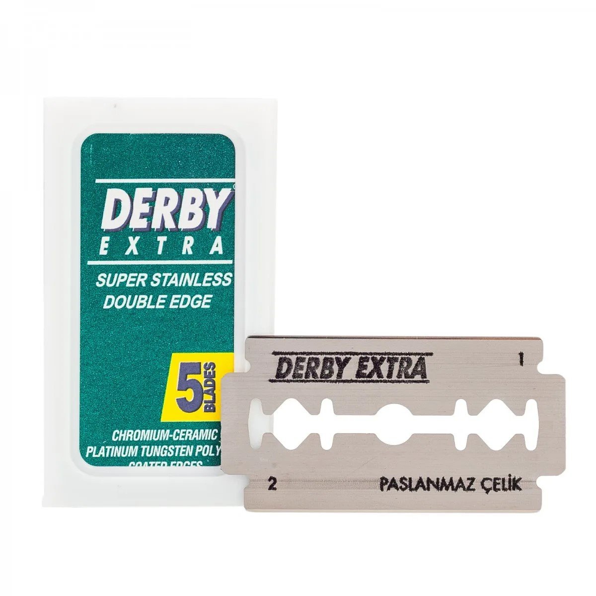 Derby Extra DE barberblade, 5 stk. - Økofamilien