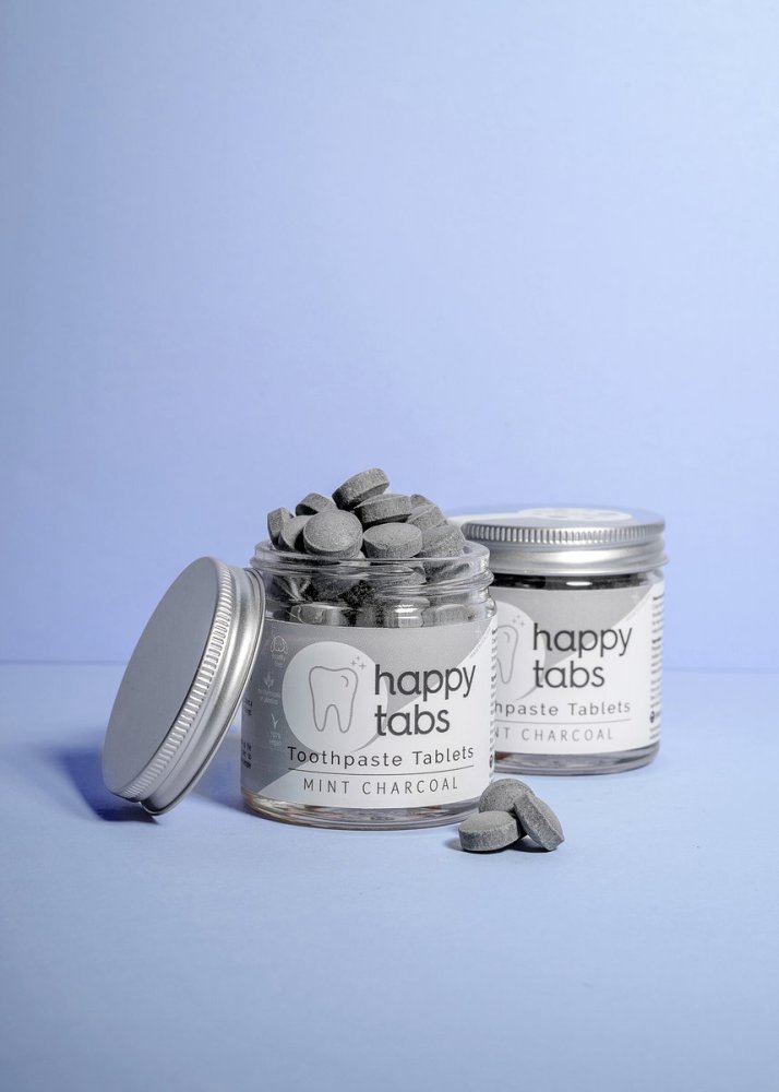 Tandpasta tabletter - Mint & Charcoal - uden fluorid