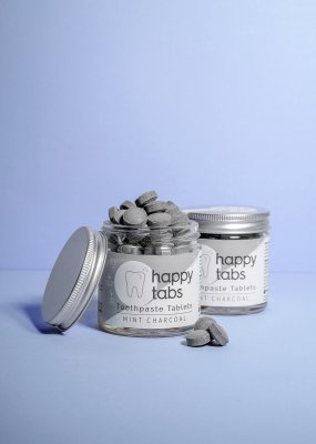 Tandpasta tabletter - Mint & Charcoal - uden fluorid