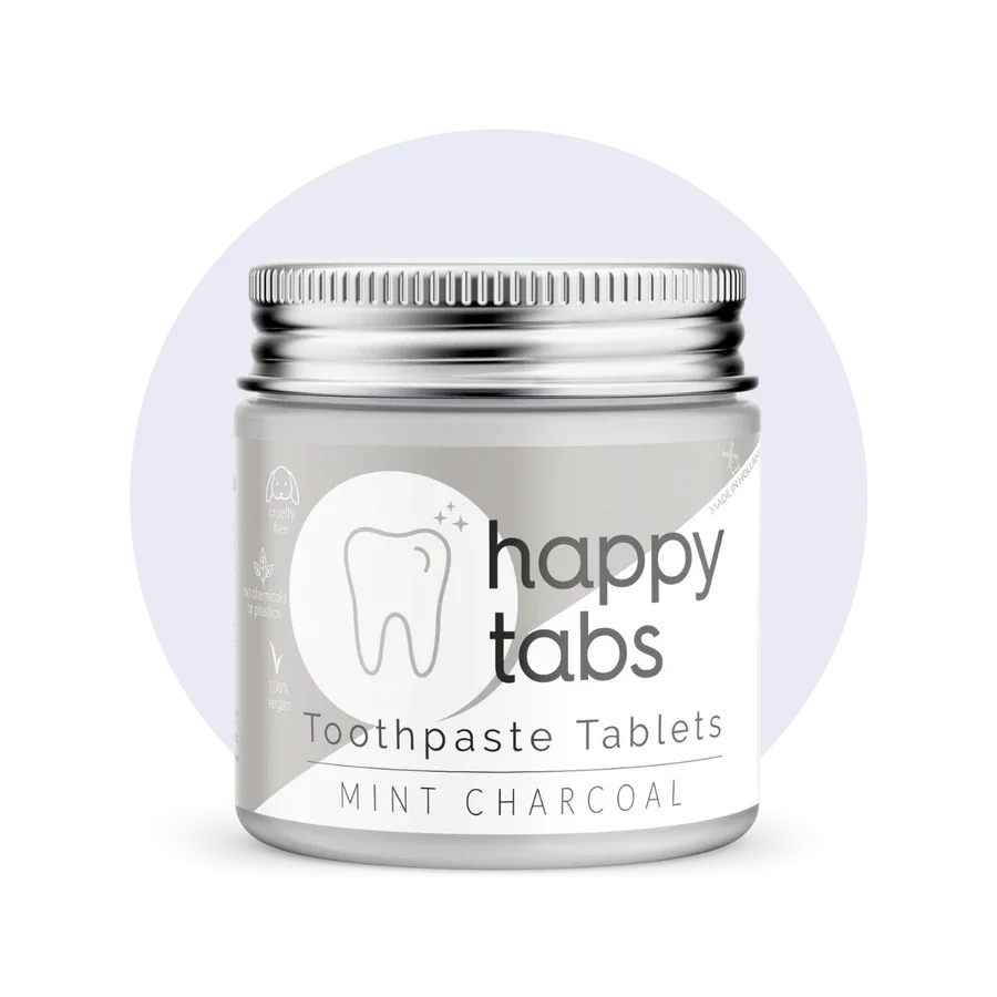 Tandpasta tabletter - Mint & Charcoal - uden fluorid