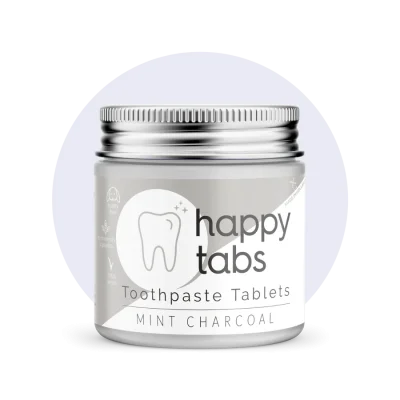 Tandpasta tabletter - Mint & Charcoal - uden fluorid