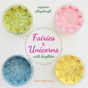 Organic modeling wax glitter set - Pure - Fairies & Unicorns