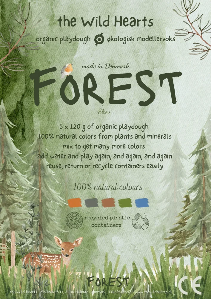 kologisk modellervoks st - Forest - 5 x 120g