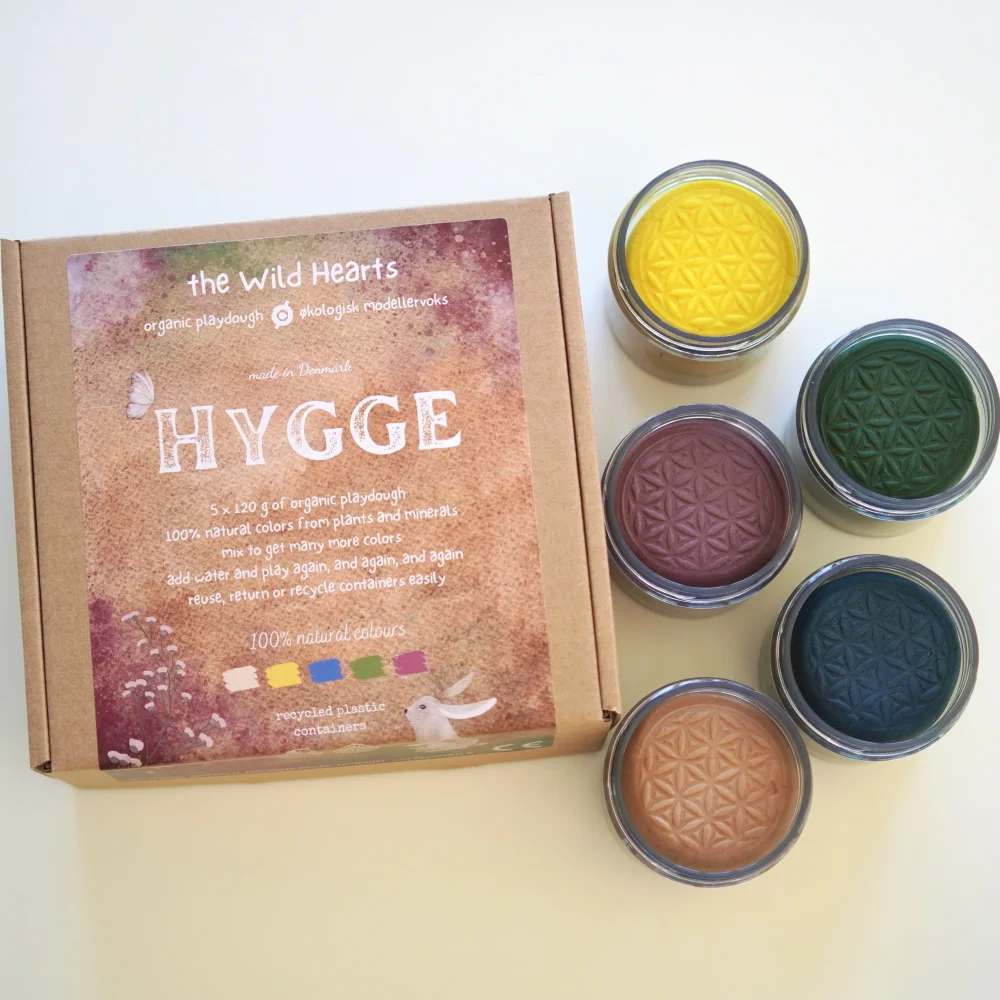 kologisk modellervoks st - Hygge - 5 x 120g
