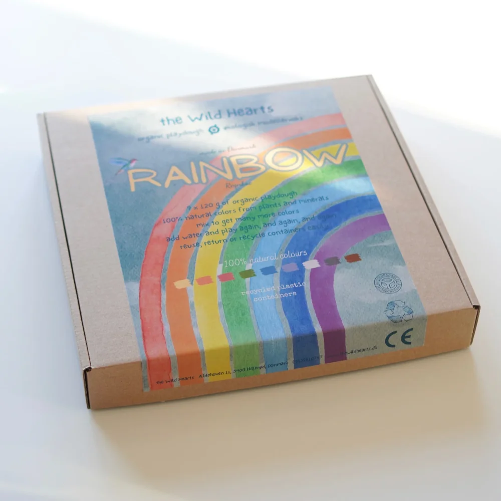 kologisk modellervoks st - Rainbow - 9 x 120g