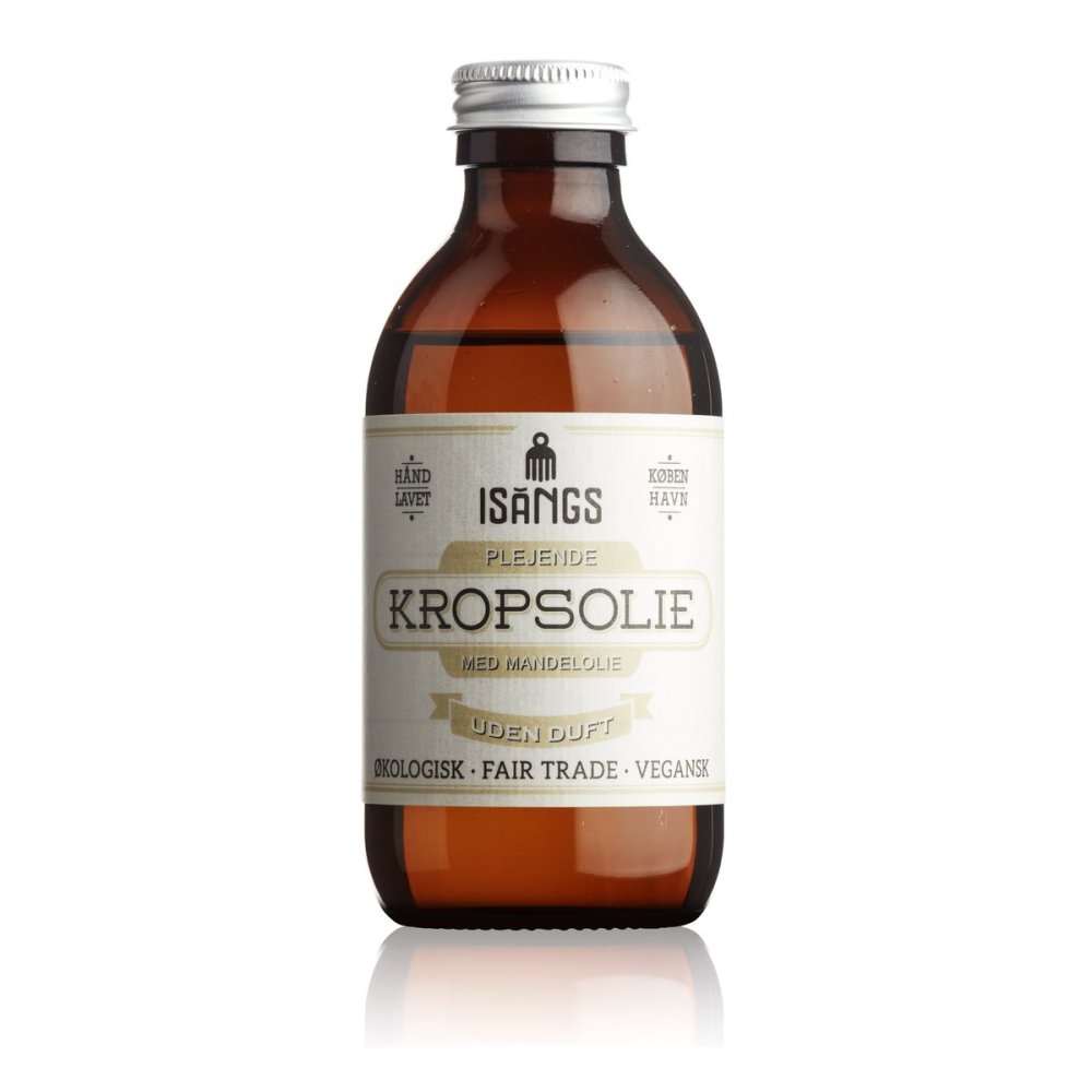 Naturlig Kropsolie - Uden duft - 200 ml.