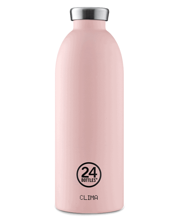 24Bottles termo drikkedunk - Dusty Pink (Stone Finish) - 850 ml