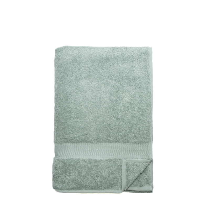 Håndklæde i økologisk bomuld 70 x 140 cm. - Mineral Green - Økofamilien