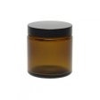Kr�mbeh�llare i brunt glas - 120 ml.