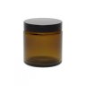 Cream jar in brown glass - 120 ml.