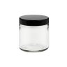 Cream jar in clear glass - 120 ml.