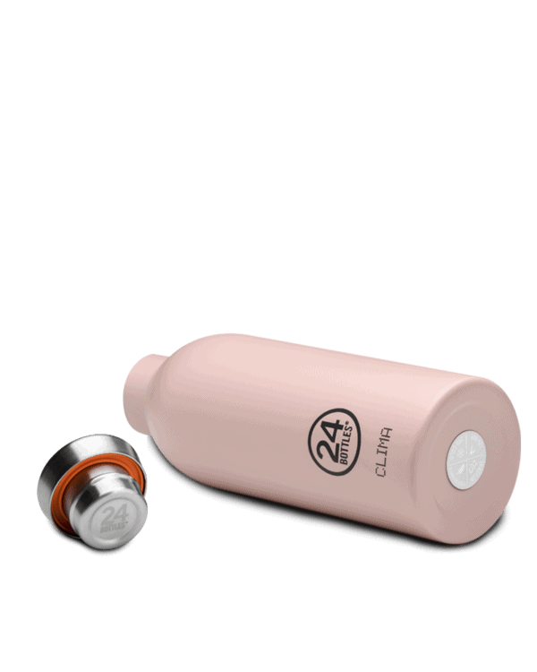24Bottles termo drikkedunk - Dusty Pink (Stone Finish) - 850 ml