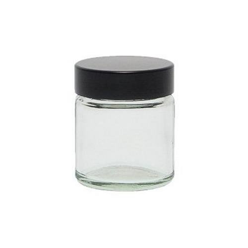 Creme krukke i klar glas - 30 ml.