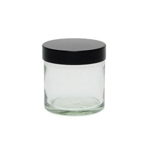 Cream jar in clear glass - 60 ml.